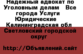 Надежный адвокат по Уголовным делам - Все города Услуги » Юридические   . Калининградская обл.,Светловский городской округ 